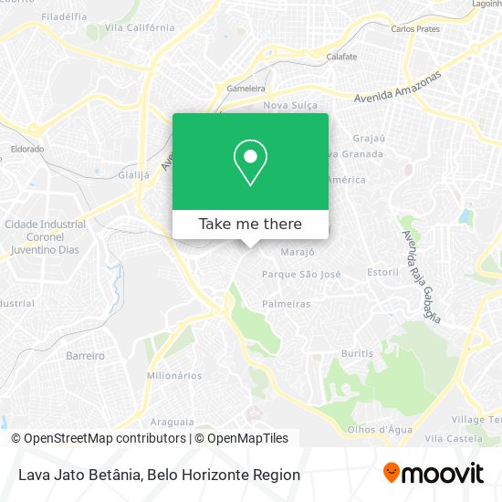 Lava Jato Betânia map