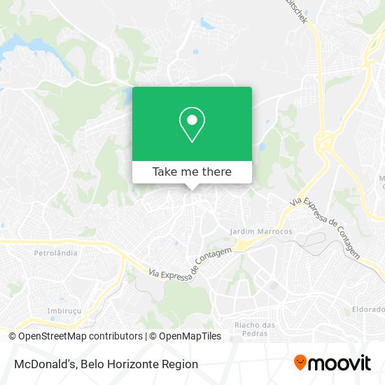 McDonald's map