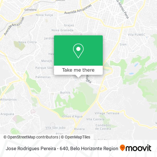 Jose Rodrigues Pereira - 640 map