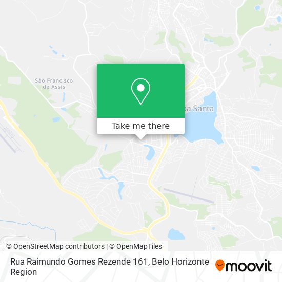 Mapa Rua Raimundo Gomes Rezende 161