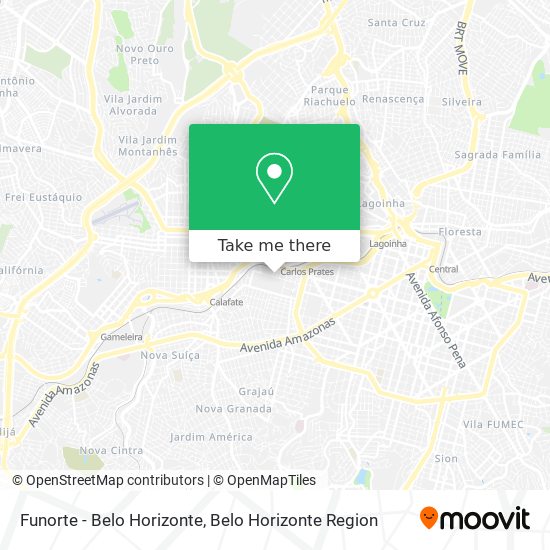 Funorte - Belo Horizonte map
