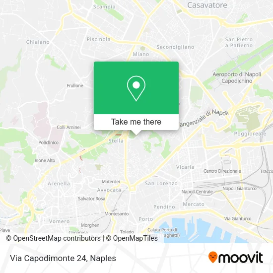 Via Capodimonte  24 map