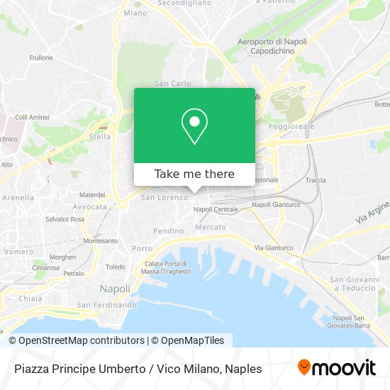 Piazza Principe Umberto / Vico Milano map