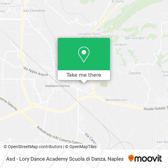 Asd - Lory Dance Academy Scuola di Danza map