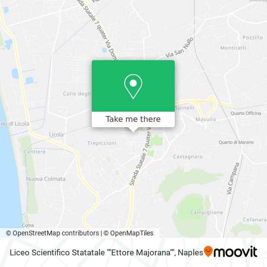 Liceo Scientifico Statatale ""Ettore Majorana"" map