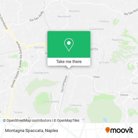 Montagna Spaccata map
