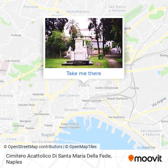 Cimitero Acattolico Di Santa Maria Della Fede map