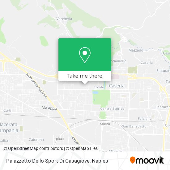 Palazzetto Dello Sport Di Casagiove map