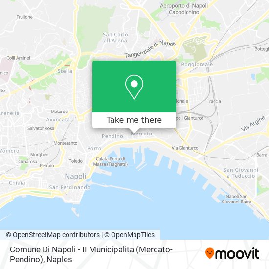 Comune Di Napoli - II Municipalità (Mercato-Pendino) map