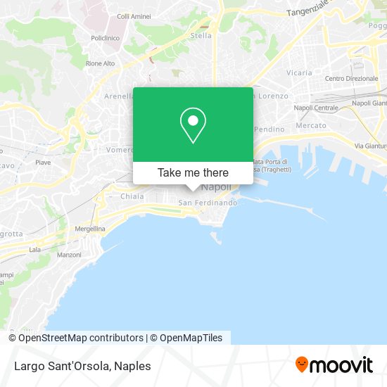 Largo Sant'Orsola map