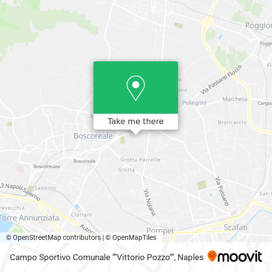 Campo Sportivo Comunale ""Vittorio Pozzo"" map