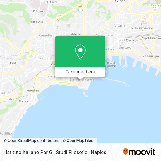 Istituto Italiano Per Gli Studi Filosofici map