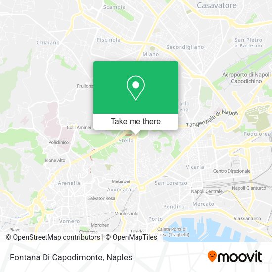 Fontana Di Capodimonte map