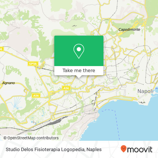 Studio Delos Fisioterapia Logopedia map