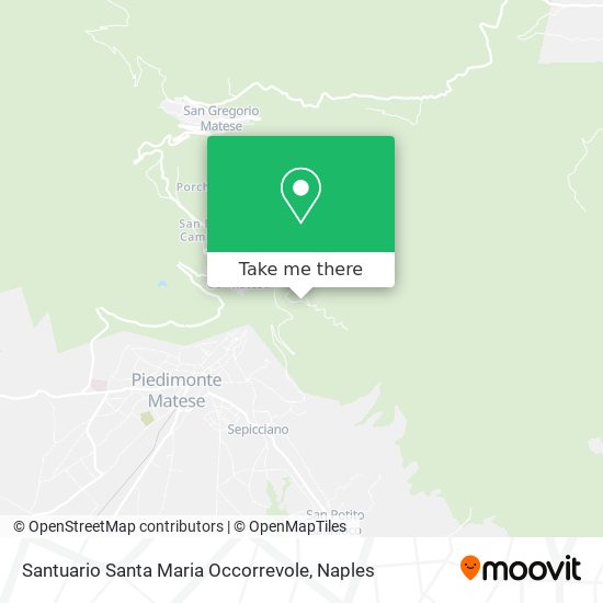 Santuario Santa Maria Occorrevole map