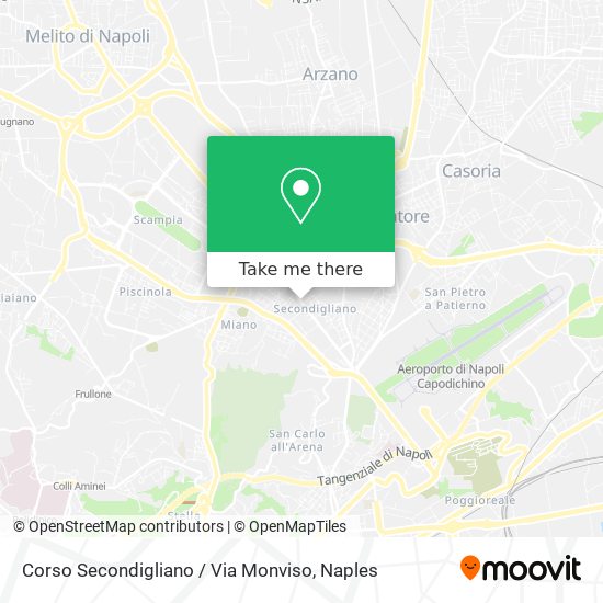 Corso Secondigliano / Via Monviso map