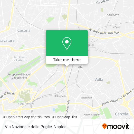 Via Nazionale delle Puglie map