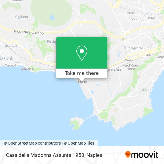 Casa della Madonna Assunta 1953 map