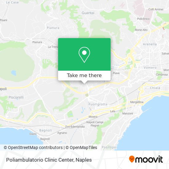 Poliambulatorio Clinic Center map