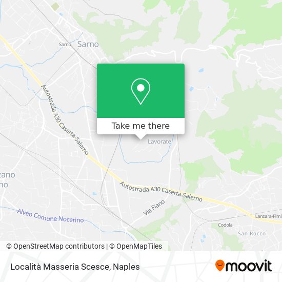 Località Masseria Scesce map