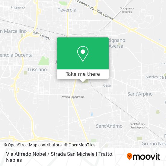 Via Alfredo Nobel / Strada San Michele I Tratto map
