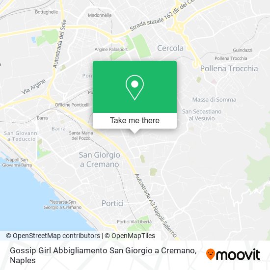 Gossip Girl Abbigliamento San Giorgio a Cremano map