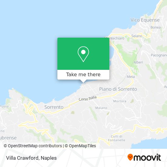 Villa Crawford map