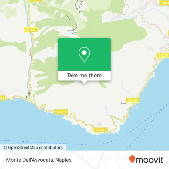 Monte Dell'Avvocata map