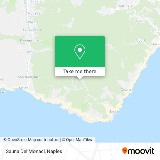 Sauna Dei Monaci map