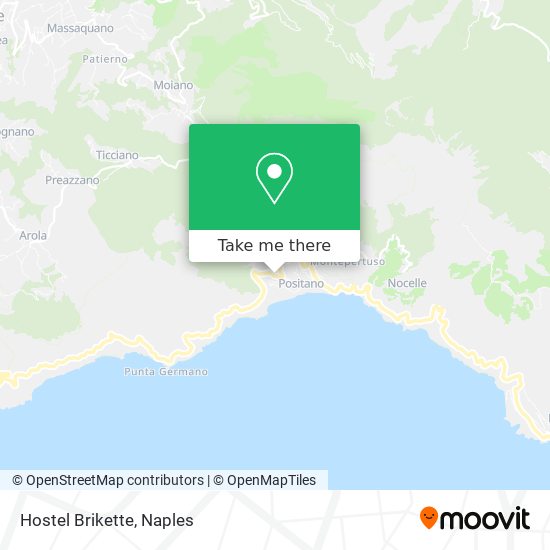 Hostel Brikette map