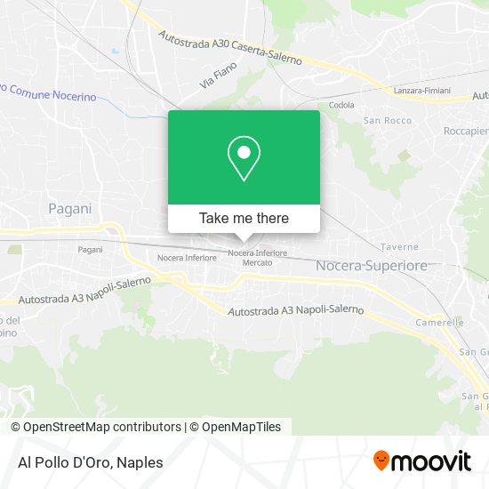 Al Pollo D'Oro map