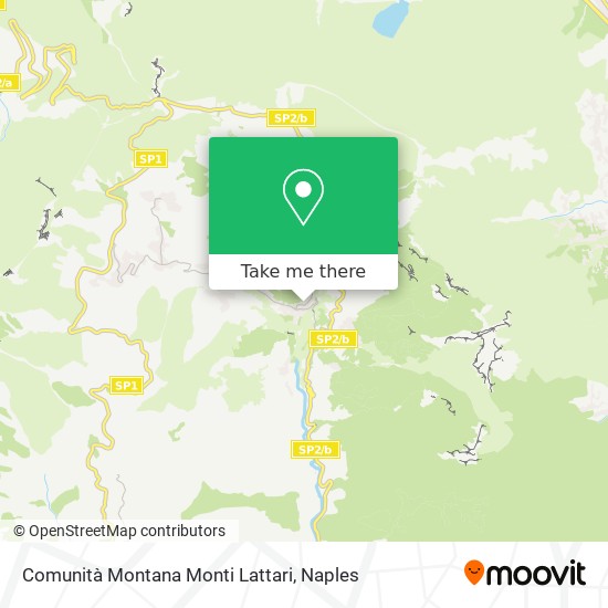 Comunità Montana Monti Lattari map