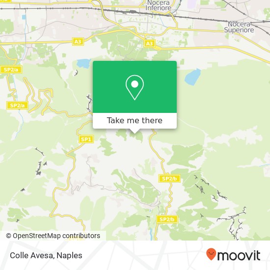 Colle Avesa map