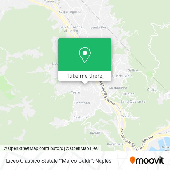 Liceo Classico Statale ""Marco Galdi"" map