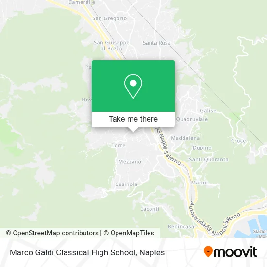 Marco Galdi Classical High School map