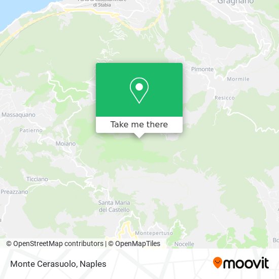 Monte Cerasuolo map