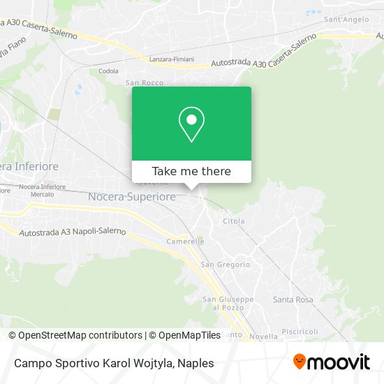 Campo Sportivo Karol Wojtyla map