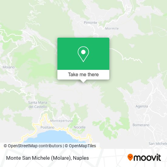 Monte San Michele (Molare) map