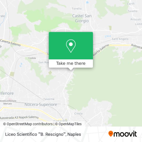 Liceo Scientifico ""B. Rescigno"" map