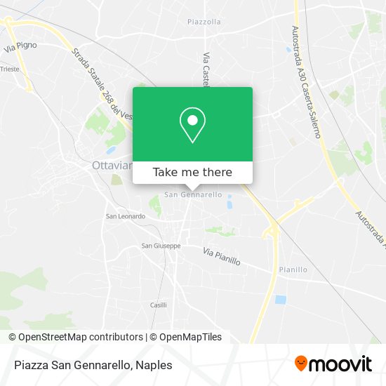 Piazza San Gennarello map