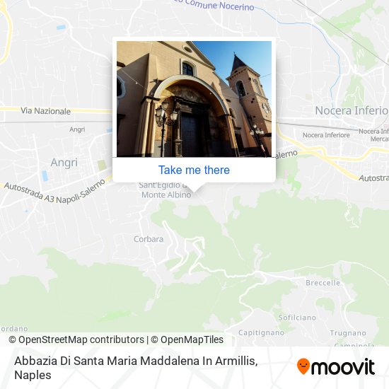 Abbazia Di Santa Maria Maddalena In Armillis map