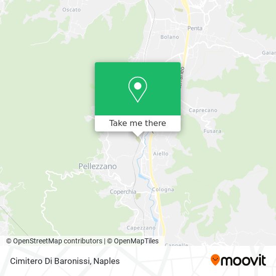 Cimitero Di Baronissi map