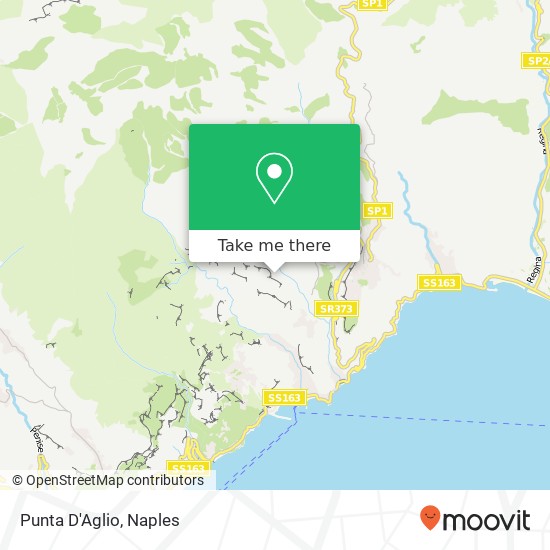 Punta D'Aglio map