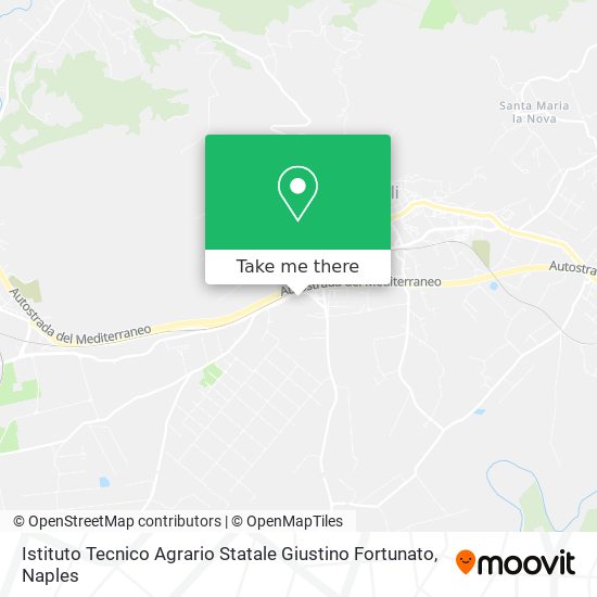 Istituto Tecnico Agrario Statale Giustino Fortunato map