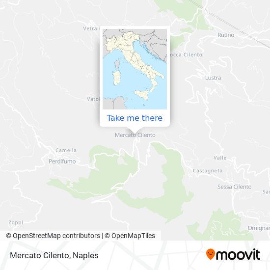 Mercato Cilento map