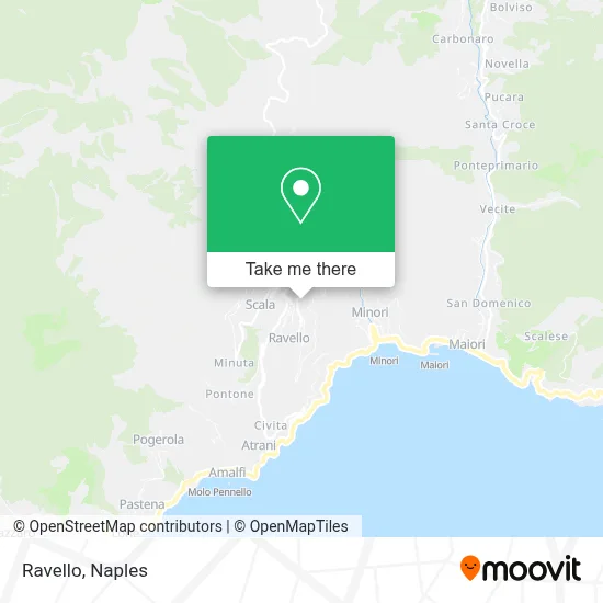 Ravello map