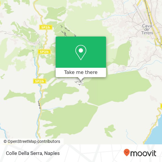 Colle Della Serra map