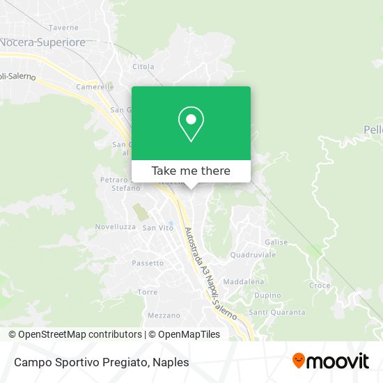 Campo Sportivo Pregiato map