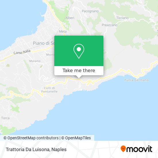 Trattoria Da Luisona map