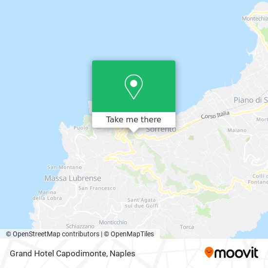 Grand Hotel Capodimonte map